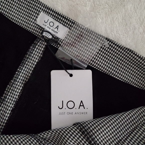 J.O.A black&white striped Sz XS pants - Picture 3 of 8